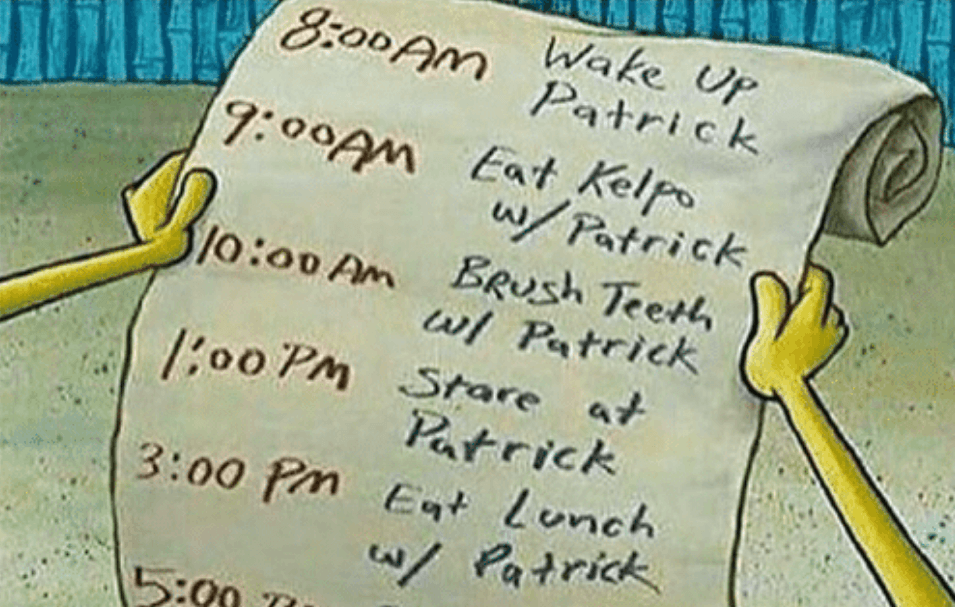 SpongeBob SquarePants Checklist